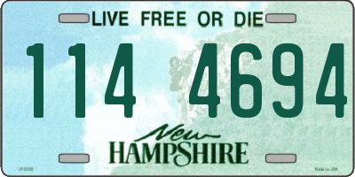 NH license plate 1144694