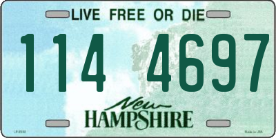 NH license plate 1144697