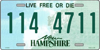 NH license plate 1144711