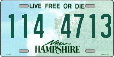 NH license plate 1144713