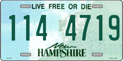 NH license plate 1144719