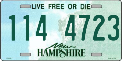 NH license plate 1144723