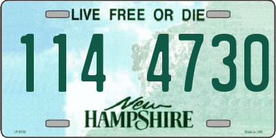 NH license plate 1144730