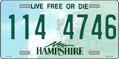 NH license plate 1144746