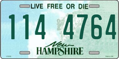 NH license plate 1144764