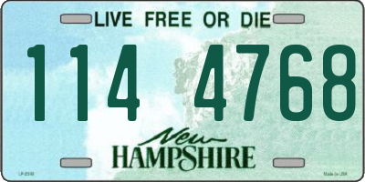 NH license plate 1144768