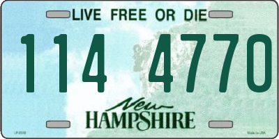 NH license plate 1144770