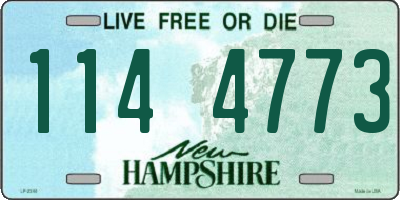 NH license plate 1144773