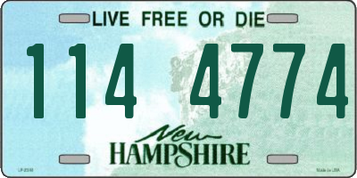 NH license plate 1144774