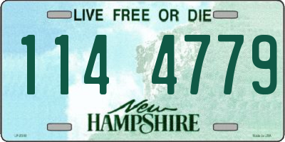 NH license plate 1144779