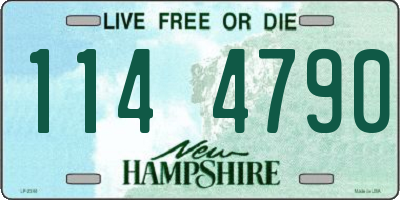NH license plate 1144790