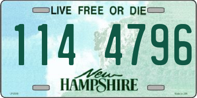 NH license plate 1144796