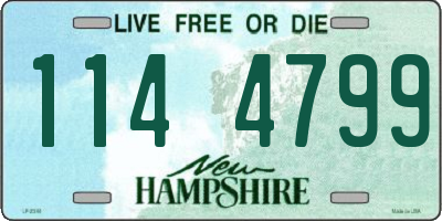 NH license plate 1144799