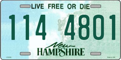 NH license plate 1144801
