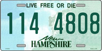 NH license plate 1144808