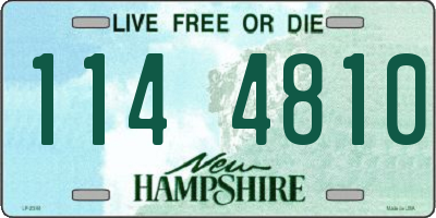NH license plate 1144810