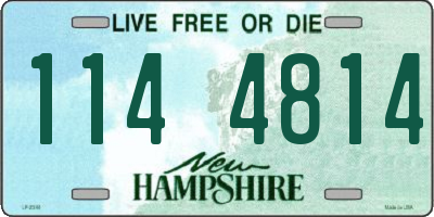 NH license plate 1144814