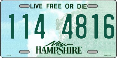 NH license plate 1144816