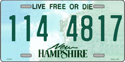 NH license plate 1144817