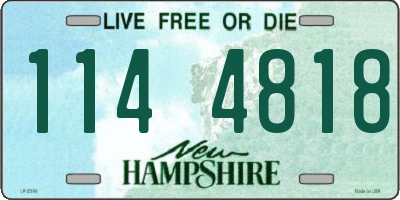NH license plate 1144818