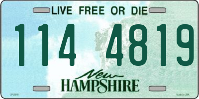 NH license plate 1144819
