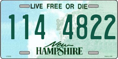 NH license plate 1144822
