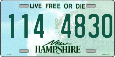 NH license plate 1144830