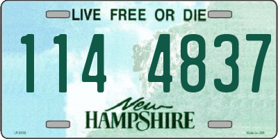NH license plate 1144837
