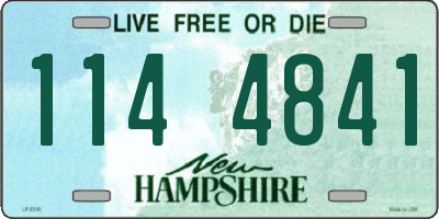 NH license plate 1144841