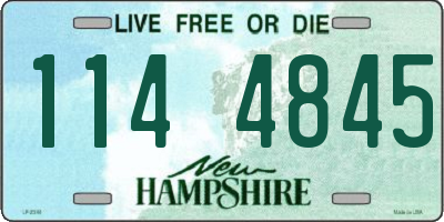 NH license plate 1144845