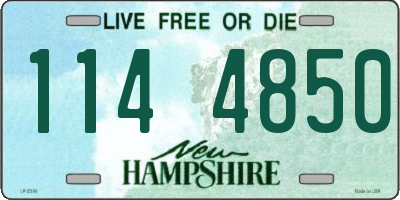 NH license plate 1144850