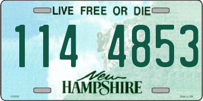 NH license plate 1144853