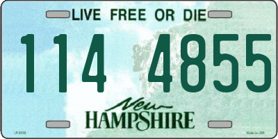 NH license plate 1144855
