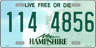 NH license plate 1144856