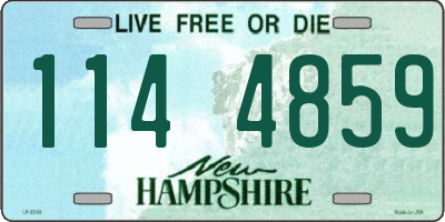 NH license plate 1144859