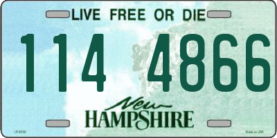 NH license plate 1144866