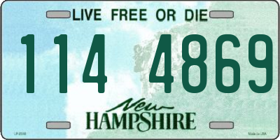NH license plate 1144869