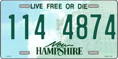NH license plate 1144874