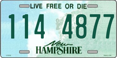 NH license plate 1144877