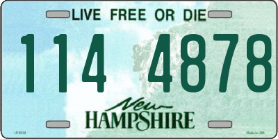NH license plate 1144878