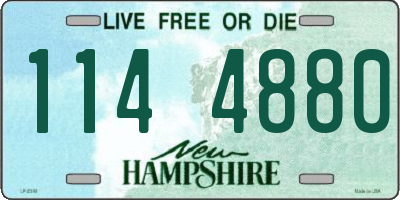 NH license plate 1144880