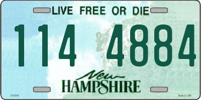 NH license plate 1144884