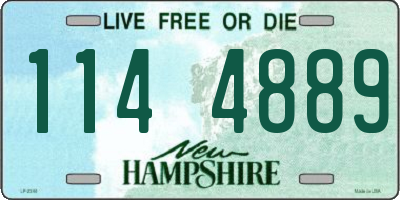 NH license plate 1144889