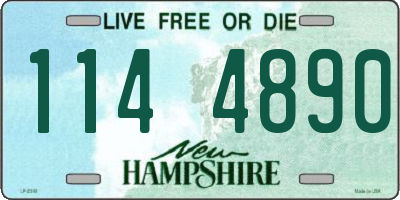 NH license plate 1144890