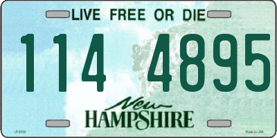 NH license plate 1144895