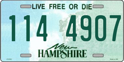 NH license plate 1144907