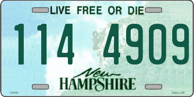 NH license plate 1144909