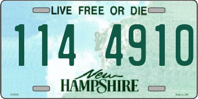 NH license plate 1144910