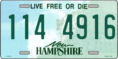 NH license plate 1144916