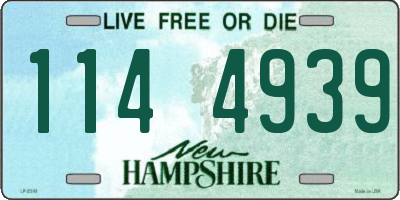 NH license plate 1144939